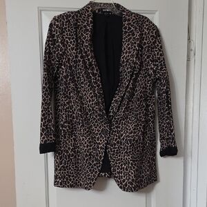 Express Animal Print Women's Blazer